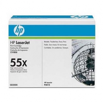 картинка Картридж для HP LaserJet P3015 №55X HP CE255X